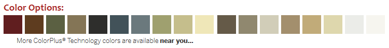 James Hardie Siding Color Options Cotati CA
