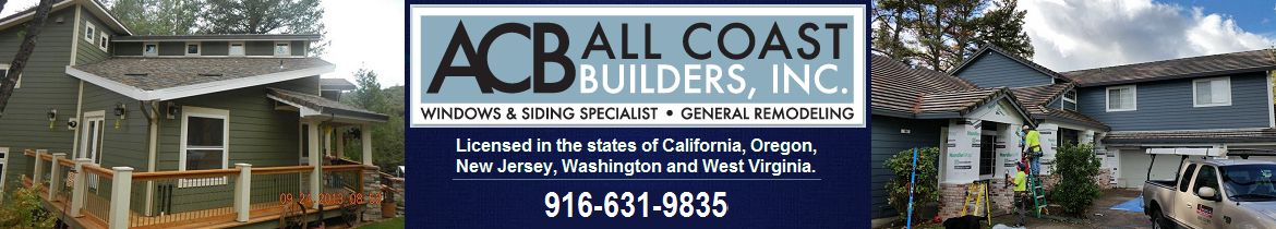 James Hardie Siding Elite Preferred Contractor - Siding Replacement - Siding Installation - All Coast Builders Inc Sacramento Placerville